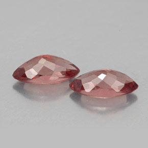 Pedras preciosas de granada malaia rosa natural de  ct, marquise, VVS