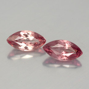 Pedras preciosas de granada malaia rosa natural de  ct, marquise, VVS
