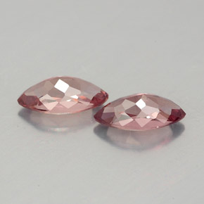 Pedras preciosas de granada malaia rosa natural de  ct, marquise, VVS