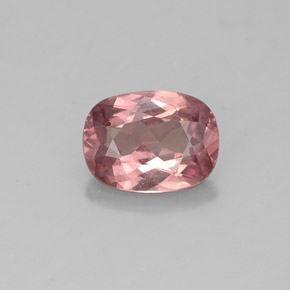 Granada malaia rosa natural 1,01ct, almofada cortada, VS