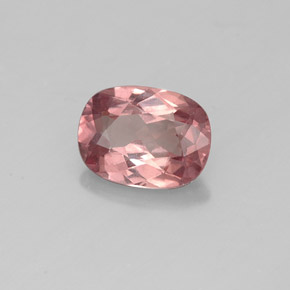 Granada malaia rosa natural 1,01ct, almofada cortada, VS