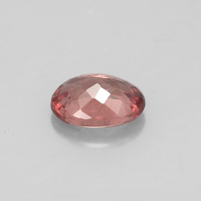 Granada malaia rosa natural 1,08ct, corte oval, VS