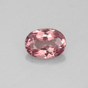 Granada malaia rosa natural 1,00ct, corte oval, VVS