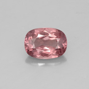 Malaya Garnet Rosa Natural 1.10ct, Almofada cortada, VS