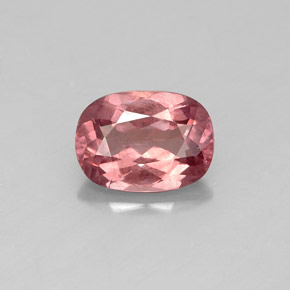 Granada malaia rosa natural 1,12ct, almofada cortada, VS-SI