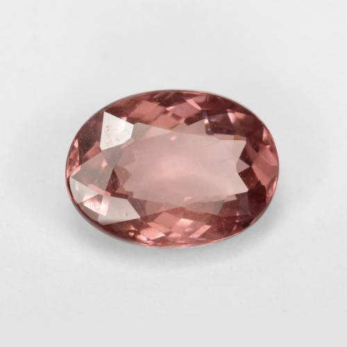 Granada malaia rosa natural 1,14ct, corte oval, VS
