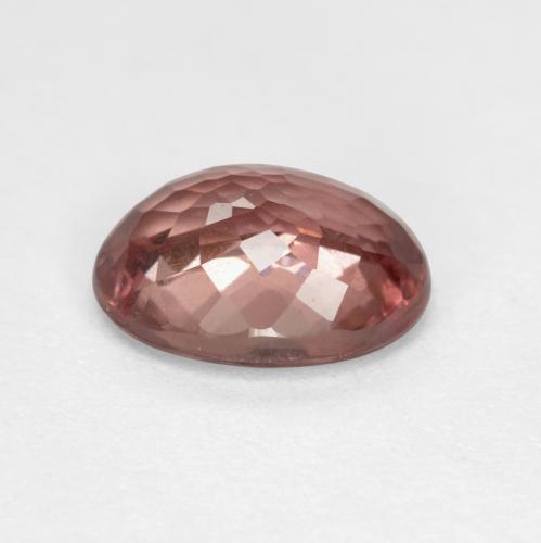 Granada malaia rosa natural 1,14ct, corte oval, VS