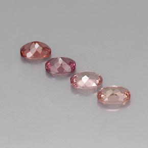 Pedras preciosas de granada malaia multicolorido natural de 4,31 ct, almofada cortada, VVS-VS