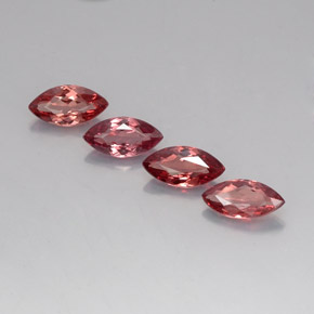 Pedras preciosas de Malaya Garnet Rosa natural de  ct, Marquesa, VVS-VS