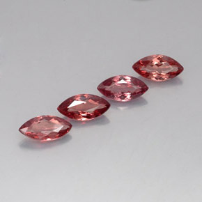 Pedras preciosas de Malaya Garnet Rosa natural de  ct, Marquesa, VVS-VS
