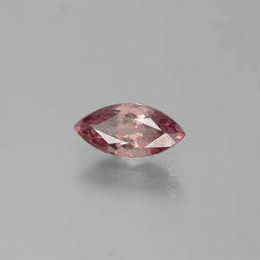 Granada malaia rosa natural 0,97ct, marquise, VS