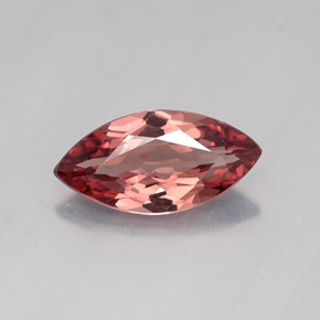 Granada malaia rosa natural 1,74ct, marquise, VVS