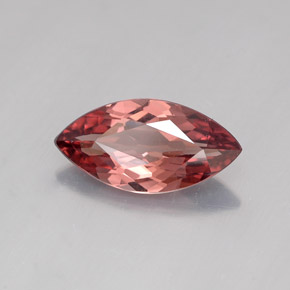 Granada malaia rosa natural 1,74ct, marquise, VVS