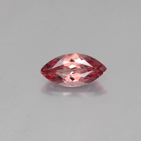 Granada malaia rosa natural 0,61ct, marquise, VVS