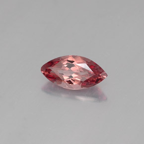 Granada malaia rosa natural 0,61ct, marquise, VVS