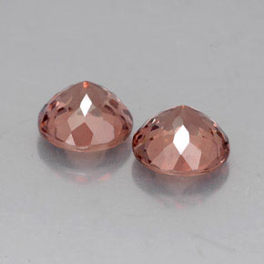 Pedras preciosas de Malaya Garnet Rosa Laranja natural de  ct, Corte Redondo, VVS