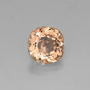 Granada malaia amarelo natural 0,84ct, almofada cortada, VVS