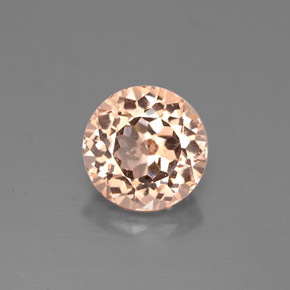 Granada malaia amarelo natural 1,28ct, corte redondo, VVS
