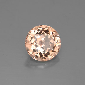Granada malaia amarelo natural 1,28ct, corte redondo, VVS