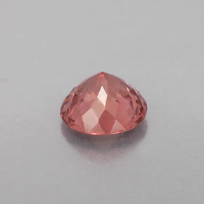 Granada malaia laranja natural 1,02ct, corte redondo, VS