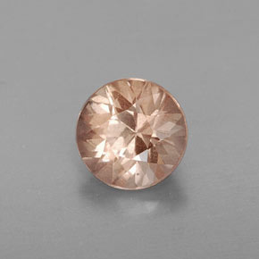 Granada malaia amarelo natural 1,05ct, corte redondo, VS