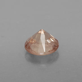 Granada malaia amarelo natural 1,05ct, corte redondo, VS