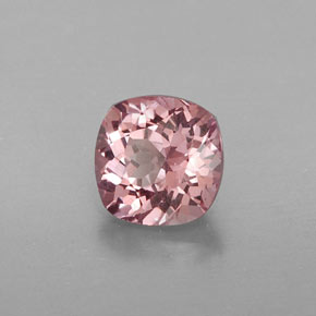Granada malaia rosa natural 1,02ct, almofada cortada, VVS-VS