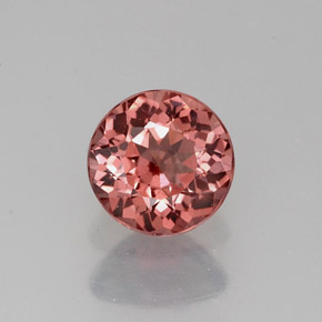 Granada malaia laranja natural 1,07ct, corte redondo, VVS-VS
