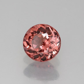 Granada malaia laranja natural 1,07ct, corte redondo, VVS-VS