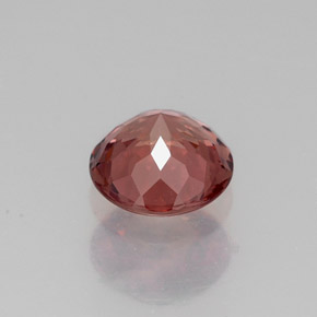 Granada malaia laranja natural 1,07ct, corte redondo, VVS-VS