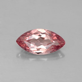 Granada malaia rosa natural 0,98ct, marquise, VVS