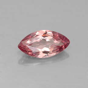 Granada malaia rosa natural 0,98ct, marquise, VVS