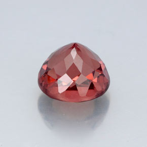Granada malaia laranja natural 3,33ct, corte redondo, VS