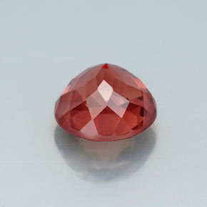Granada malaia laranja natural 2,95ct, corte redondo, VS