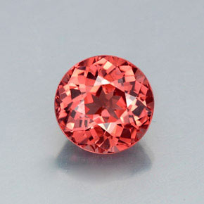 Malaya Garnet Rosa Natural 2.78ct, Corte Redondo, VVS-VS