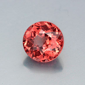 Malaya Garnet Rosa Natural 2.78ct, Corte Redondo, VVS-VS