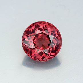 Granada malaia rosa natural 2,68ct, corte redondo, VVS-VS