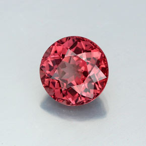 Granada malaia rosa natural 2,68ct, corte redondo, VVS-VS