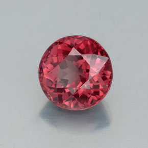 Granada malaia rosa natural 3,24ct, corte redondo, VVS-VS
