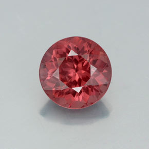 Granada malaia rosa natural 2,65ct, corte redondo, VS-SI