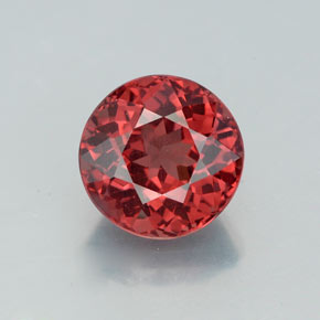 Granada malaia rosa natural 3,47ct, corte redondo, VVS-VS