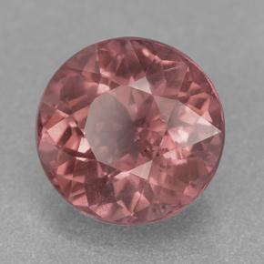 Granada malaia rosa natural 2,95ct, corte redondo, VS-SI