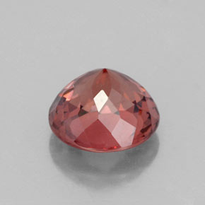 Granada malaia laranja natural 2,53ct, corte redondo, VS