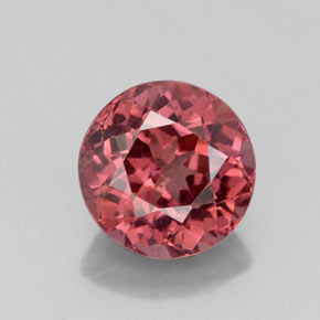 Granada malaia rosa natural 2,63ct, corte redondo, VVS-VS