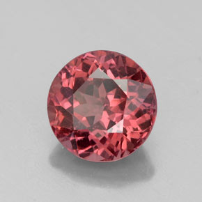 Granada malaia rosa natural 2,63ct, corte redondo, VVS-VS