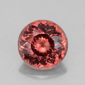 Granada malaia rosa natural 2,99ct, corte redondo, VVS-VS