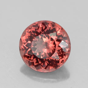 Granada malaia rosa natural 2,99ct, corte redondo, VVS-VS