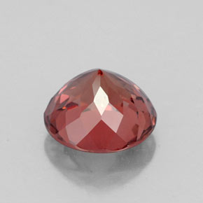 Granada malaia laranja natural 2,63ct, corte redondo, VVS
