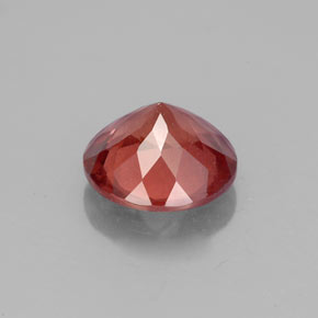 Granada malaia laranja natural 2,57ct, corte redondo, VS
