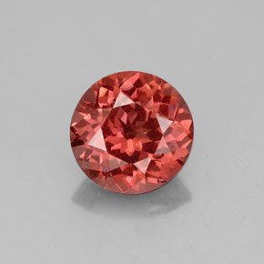 Granada malaia rosa natural 2,24ct, corte redondo, VS-SI